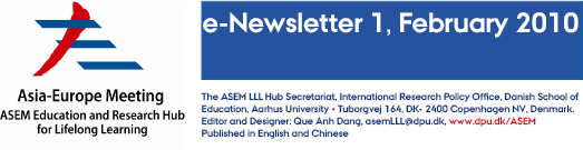 ASEM LLL Feb2010 TOP of newsletter